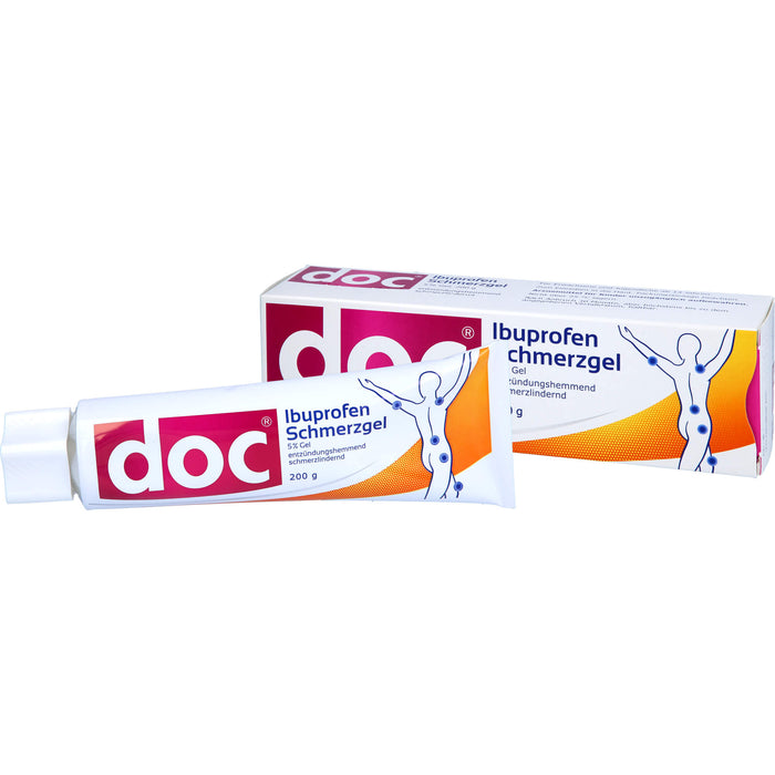 Doc Ibuprofen Schmerzgel 5 %, 200 g Gel