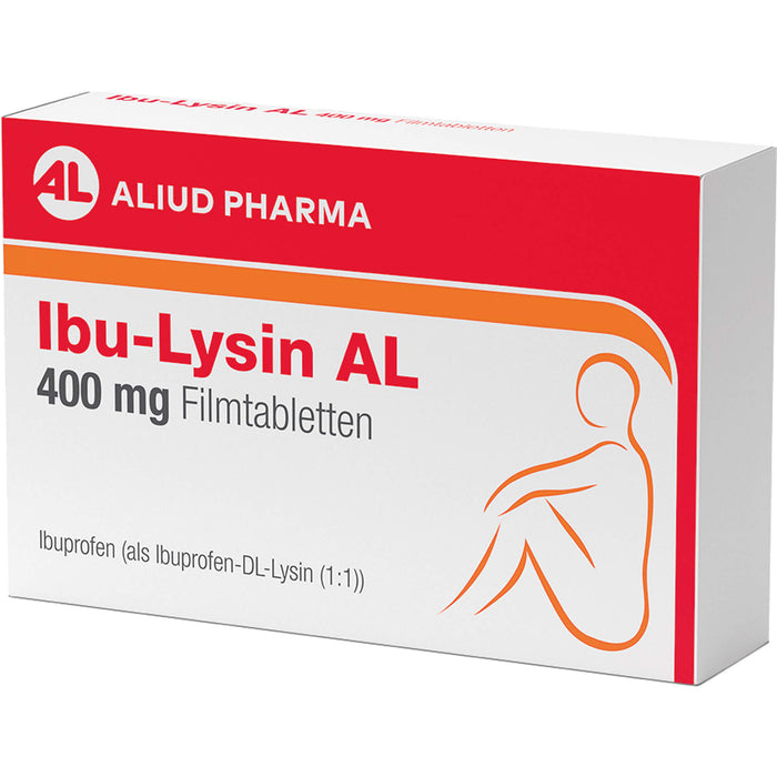 Ibu-Lysin AL 400 mg Filmtabletten bei akuten Schmerzen, 20 St. Tabletten