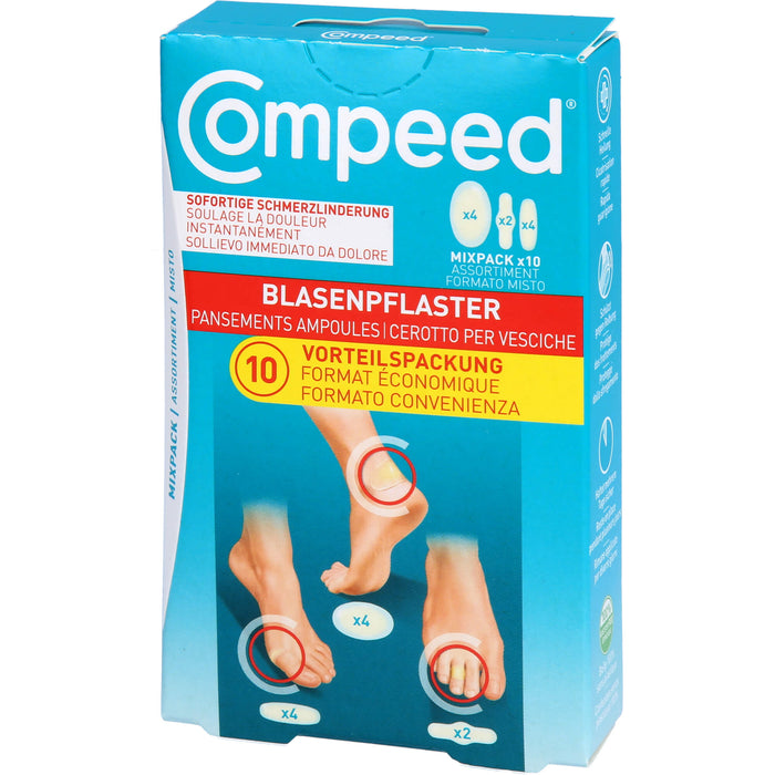Compeed Blasenpflaster Mixpack, 10 St. Pflaster