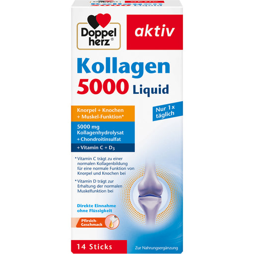 Doppelherz Kollagen 5000 Liquid, 140 ml Sticks