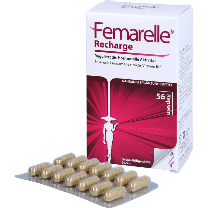 Femarelle Recharge Kapseln reguliert die hormonelle Aktivität, 56 St. Kapseln