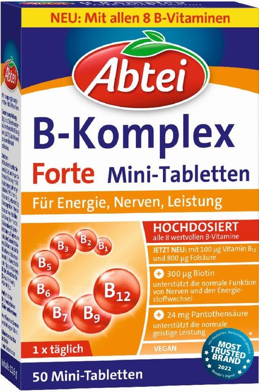 ABTEI Vitamin B-Komplex Forte, 50 St. Tabletten