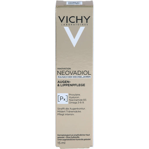 VICHY Neovadiol straffende Anti-Aging Augen- & Lippenpflege, 15 ml Creme
