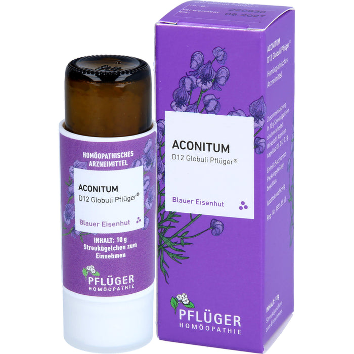 Pflüger Aconitum D12 Globuli Dosierspender, 10 g Globuli