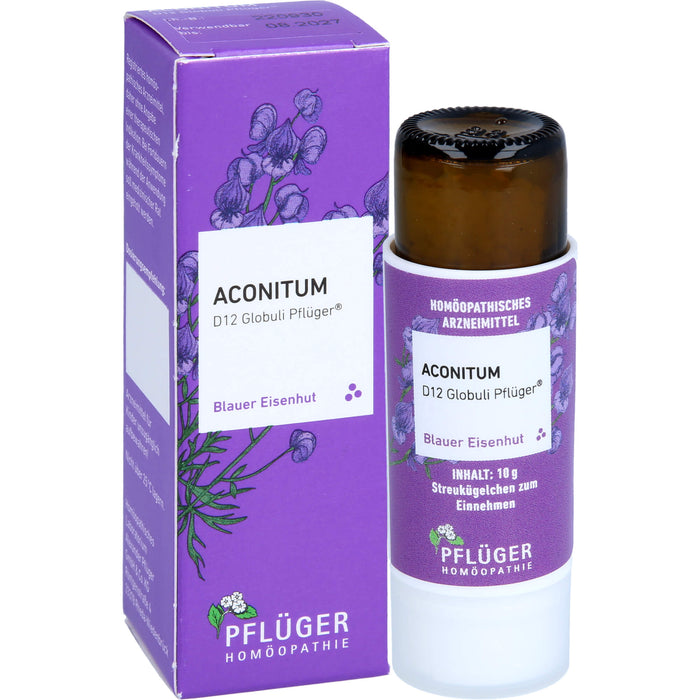 Pflüger Aconitum D12 Globuli Dosierspender, 10 g Globuli