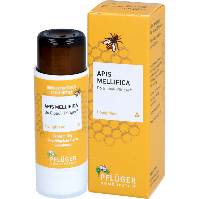 Pflüger Apis mellifica D6 Globuli im Dosierspender, 10 g Globuli