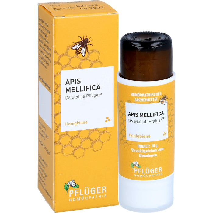 Pflüger Apis mellifica D6 Globuli im Dosierspender, 10 g Globuli