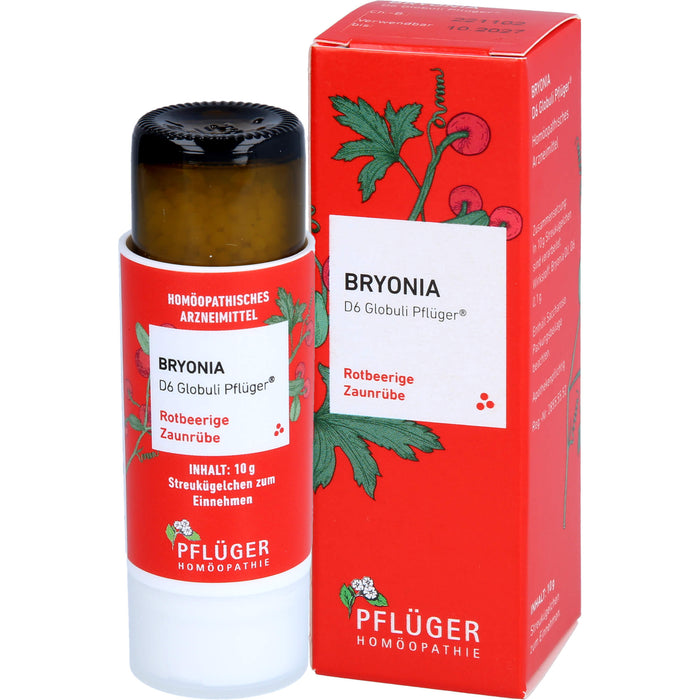 Bryonia D6 Globuli Pflüger Dosierspender, 10 g GLO