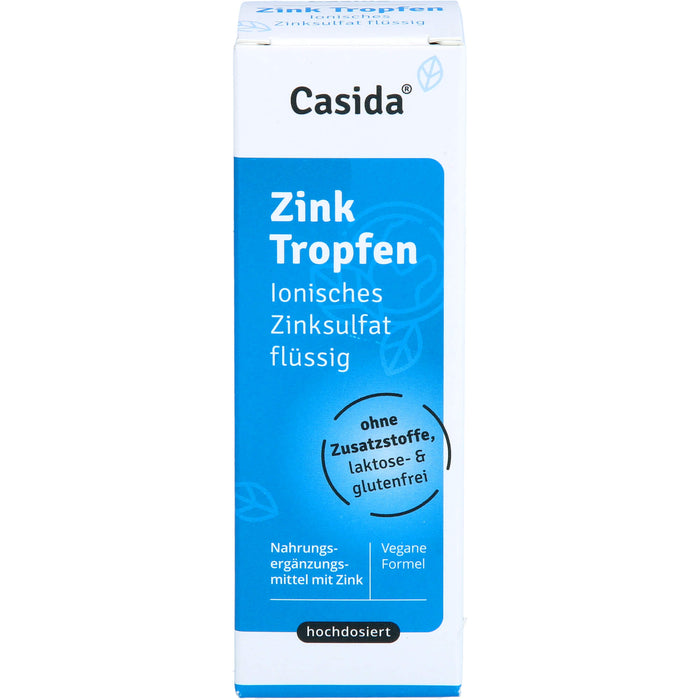 Zink Tropfen - Ionisches Zinksulfat flüssig, 50 ml TRO
