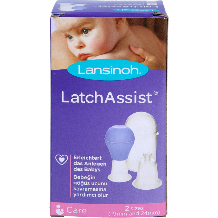 Lansinoh LatchAssist Brustwarzenformer erleichtert das Anlegen des Babys, 1 St. Zubehör