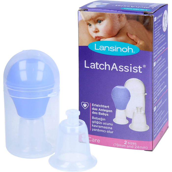 Lansinoh LatchAssist Brustwarzenformer erleichtert das Anlegen des Babys, 1 St. Zubehör