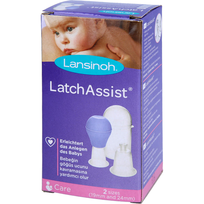 Lansinoh LatchAssist Brustwarzenformer erleichtert das Anlegen des Babys, 1 St. Zubehör