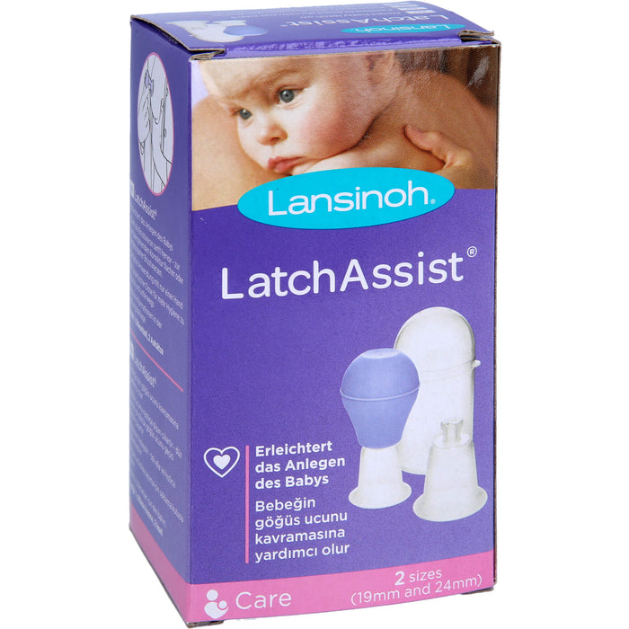Lansinoh LatchAssist Brustwarzenformer erleichtert das Anlegen des Babys, 1 St. Zubehör