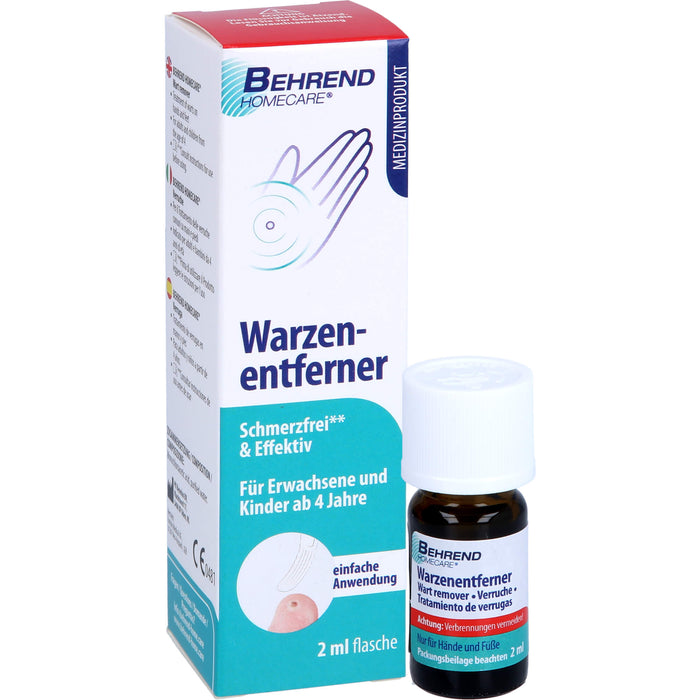Behrend Warzenentferner für Hand & Fuß, 2 ml Lösung