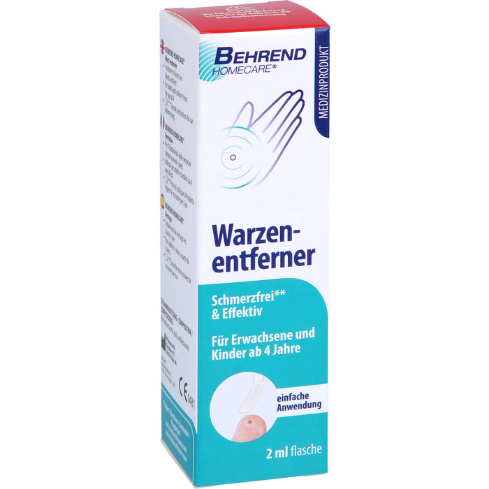 Behrend Warzenentferner für Hand & Fuß, 2 ml Lösung