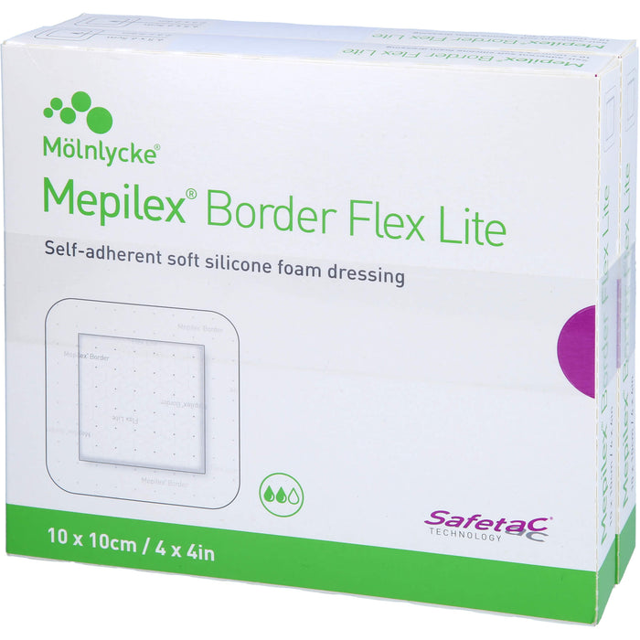 Mepilex Border Flex Lite Schaumverband 10 x 10 cm, 10 St. Verband