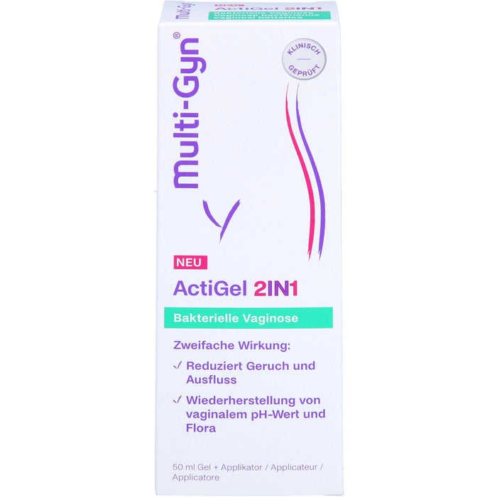 Multi-Gyn ActiGel 2in1 Vaginalgel bei bakterieller Vaginose, 50 ml Gel