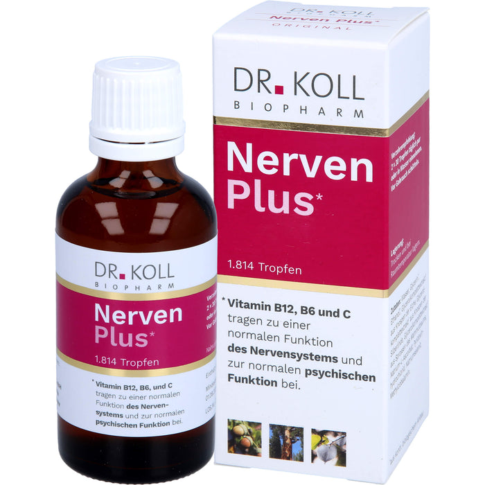 DR. KOLL Nerven Plus Gemmo Komplex Tropfen, 50 ml Lösung