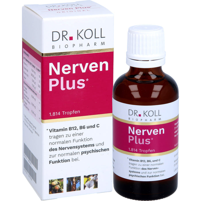 DR. KOLL Nerven Plus Gemmo Komplex Tropfen, 50 ml Lösung