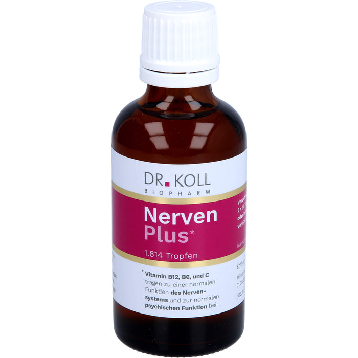 DR. KOLL Nerven Plus Gemmo Komplex Tropfen, 50 ml Lösung
