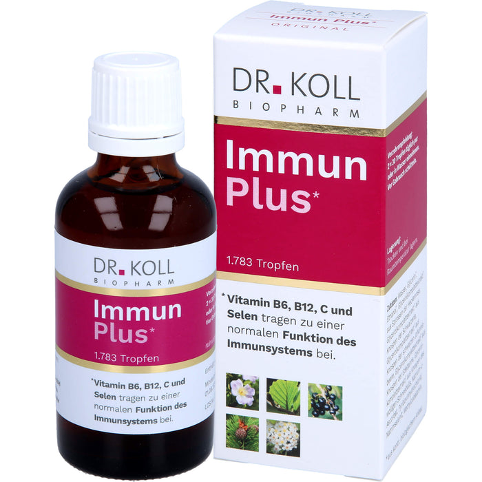 Immun Plus Dr.Koll Gemmo Komplex Vit.B6 B12 Selen, 50 ml TRO