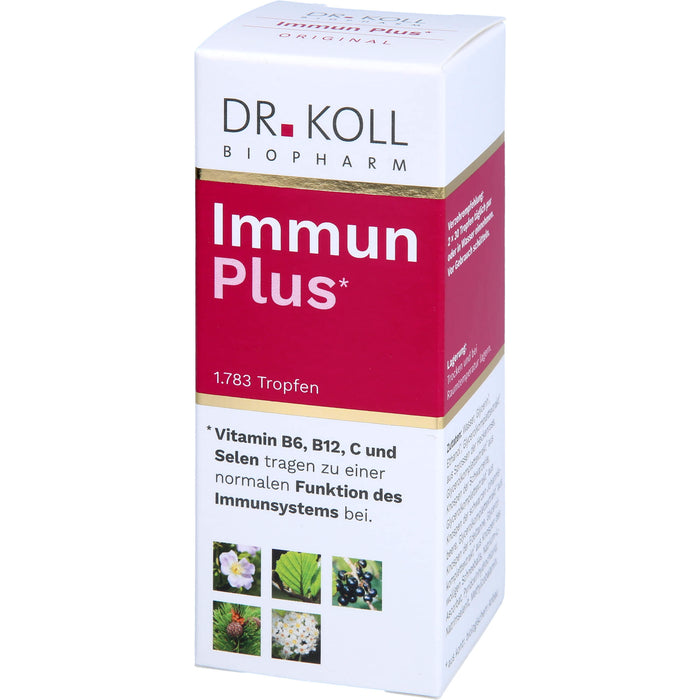 Dr. Koll Immun Plus Tropfen zur Unterstützung des Immunsystems, 50 ml Tropfen