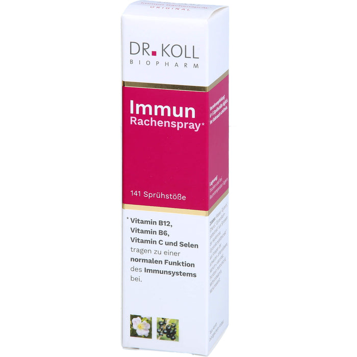 DR. KOLL Immun Rachenspray Gemmo Komplex Tropfen, 20 ml Lösung