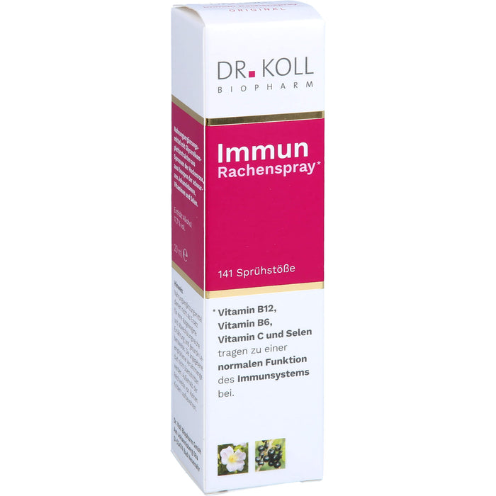 DR. KOLL Immun Rachenspray Gemmo Komplex Tropfen, 20 ml Lösung