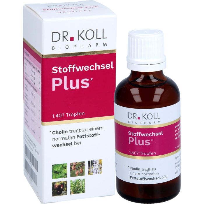 DR. KOLL Stoffwechsel Plus Gemmo Komplex Tropfen, 50 ml Lösung