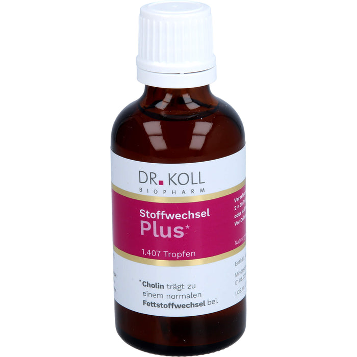 DR. KOLL Stoffwechsel Plus Gemmo Komplex Tropfen, 50 ml Lösung