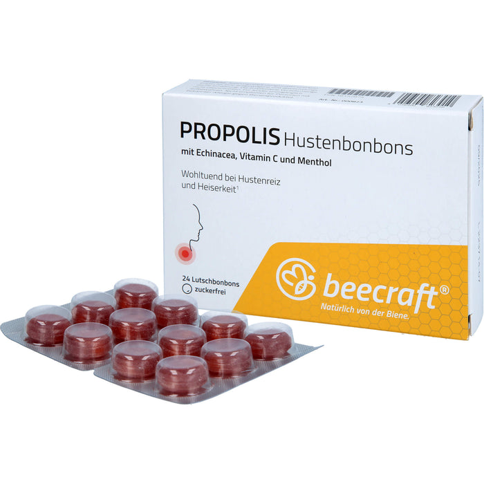 Beecraft Propolis Husten-Bonbons, 24 St. Bonbons