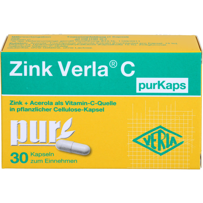 Zink Verla® C purKaps, Kapseln, 30 St KAP