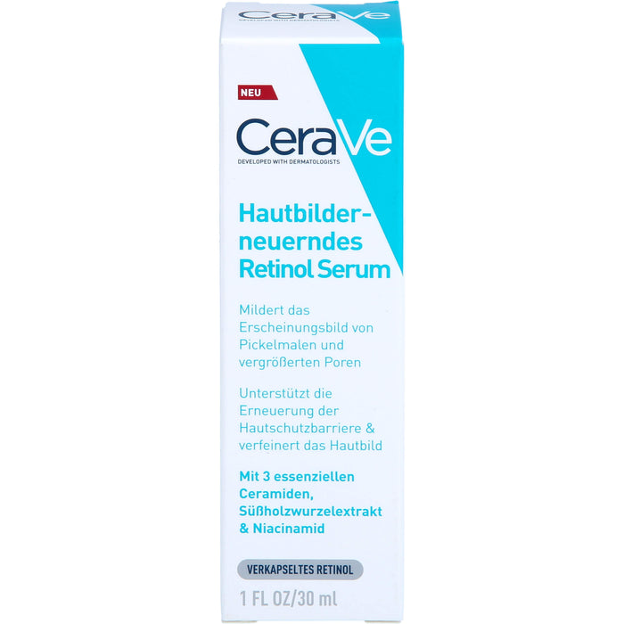 CeraVe hautbilderneuerndes Retinol Serum für unebene und unreine Haut, 30 ml Gel