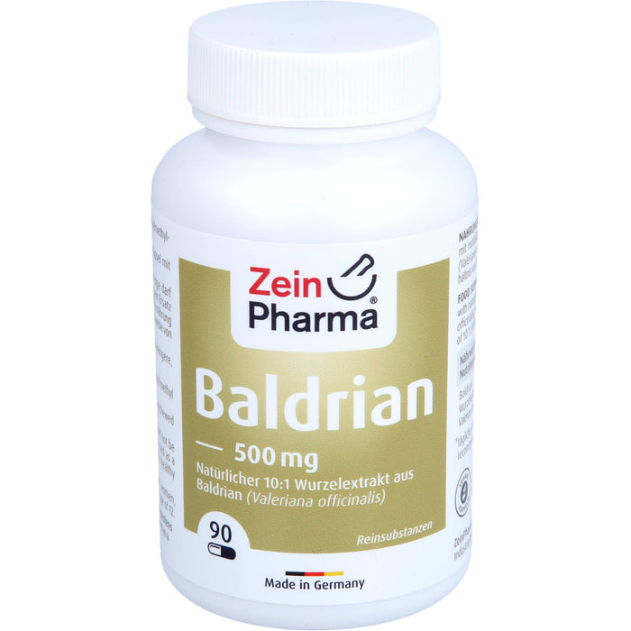 ZeinPharma Baldrian 500 mg Kapseln, 90 St. Kapseln