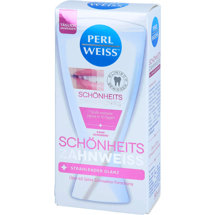 PERLWEISS Schönheits Zahnweiß Zahncreme, 50 ml Zahncreme
