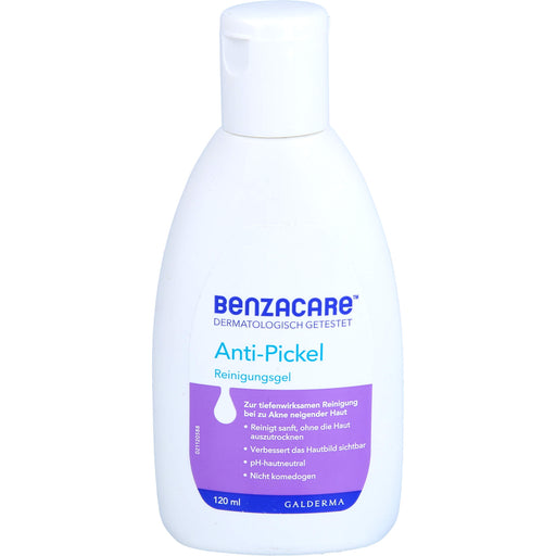 BENZACARE Anti-Pickel Reinigungsgel, 120 ml Gel