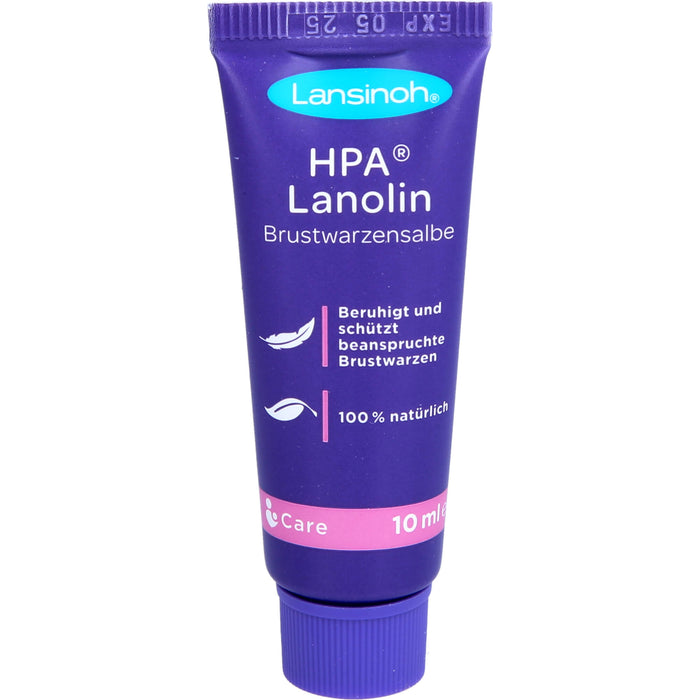 Lansinoh HPA Lanolin Brustwarzensalbe, 10 ml Salbe