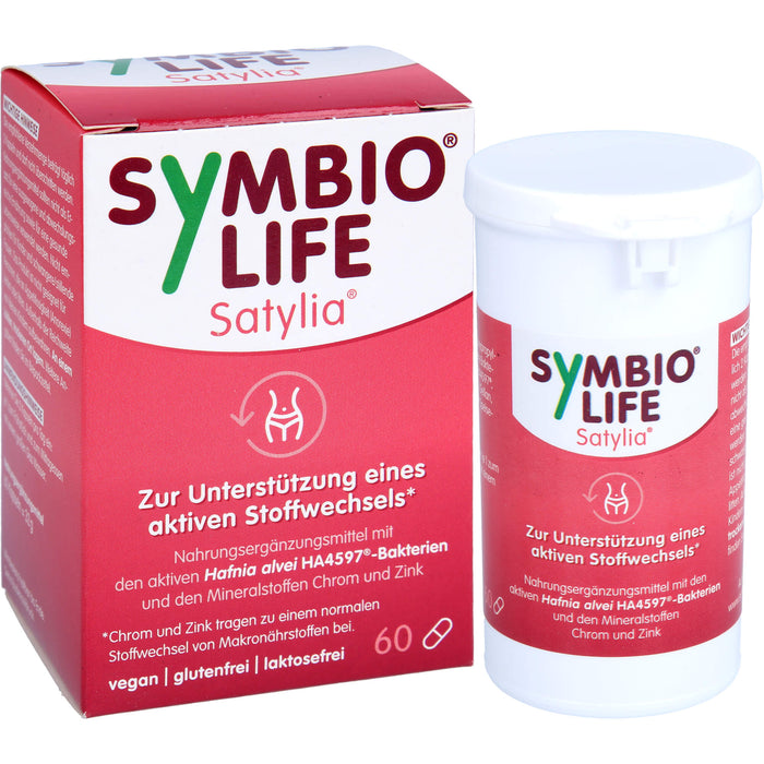 SymbioLife Satylia Kapseln zur Unterstützung eines aktiven Stoffwechsels, 60 St. Kapseln