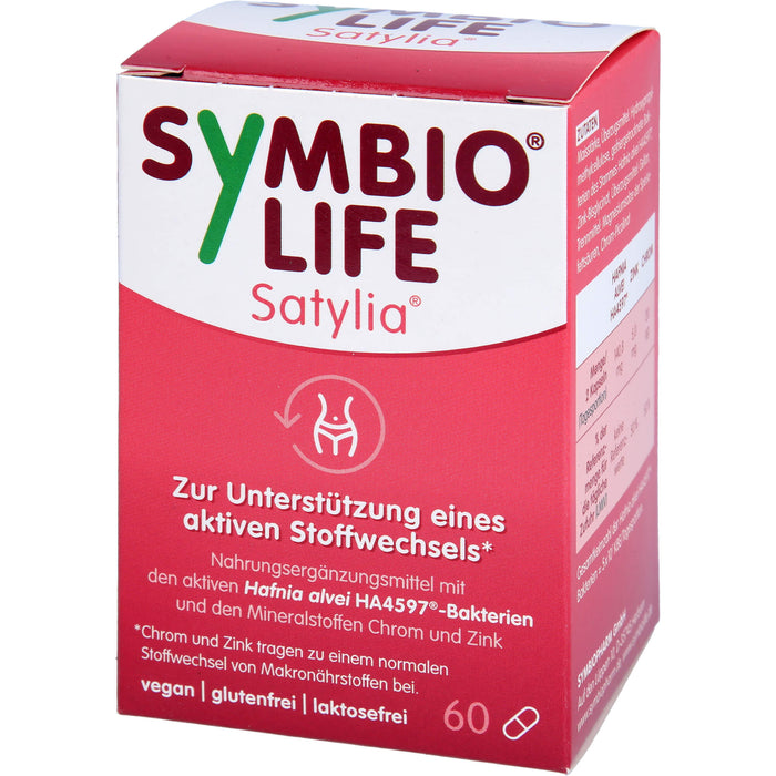 SymbioLife Satylia Kapseln zur Unterstützung eines aktiven Stoffwechsels, 60 St. Kapseln