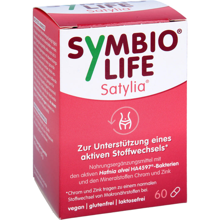 SymbioLife Satylia Kapseln zur Unterstützung eines aktiven Stoffwechsels, 60 St. Kapseln
