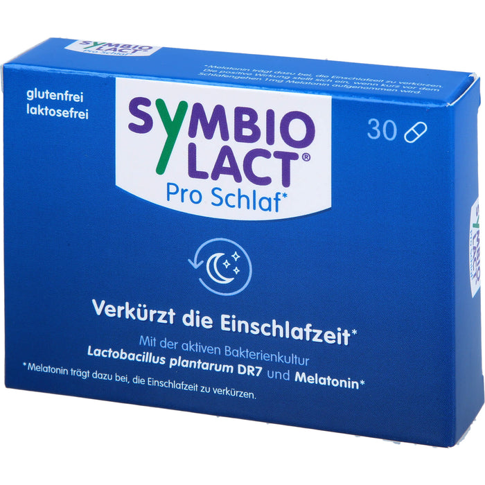 SymbioLact Pro Schlaf Kapseln verkürzt die Einschlafzet, 30 St. Kapseln