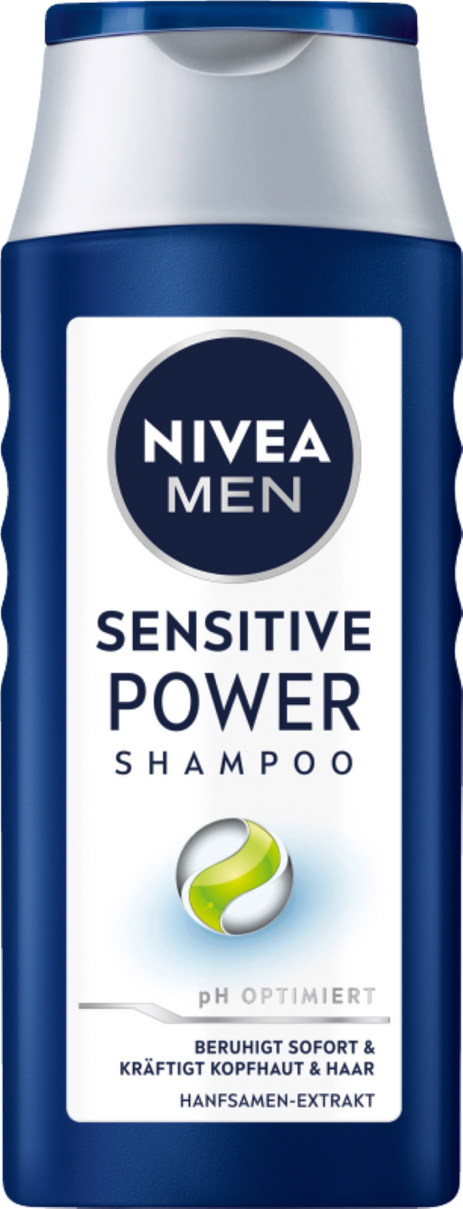 NIVEA MEN Sensitive Power Shampoo, 250 ml Shampoo