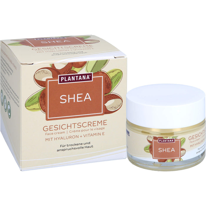 Plantana Shea Gesichtscreme Hyaluron & Vitamin-E, 50 ml CRE