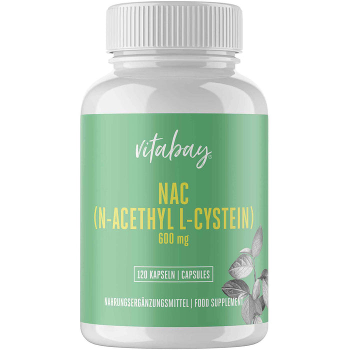 NAC 600 mg N-Acetyl L-Cystein vegan, 120 St KAP