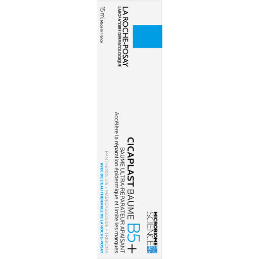La Roche-Posay Cicaplast Baume B5+ reparierende Creme für geschädigte und irritierte Haut, 15 ml Creme