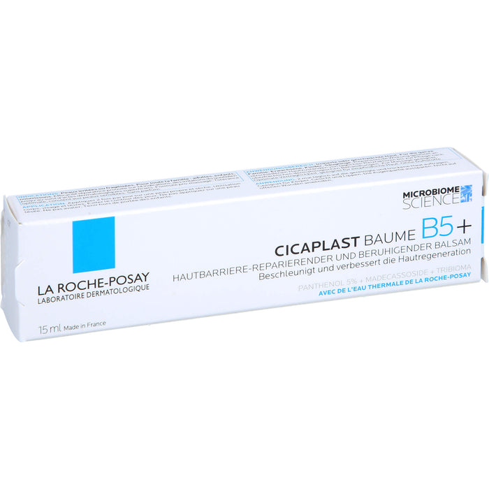 La Roche-Posay Cicaplast Baume B5+ reparierende Creme für geschädigte und irritierte Haut, 15 ml Creme