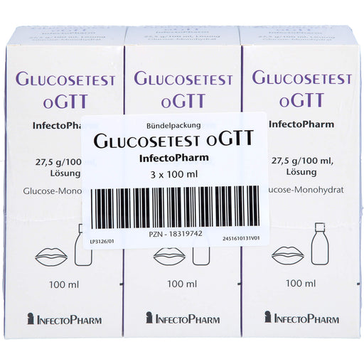 InfectoPharm Glucosetest oGTT Lösung, 100 ml Lösung
