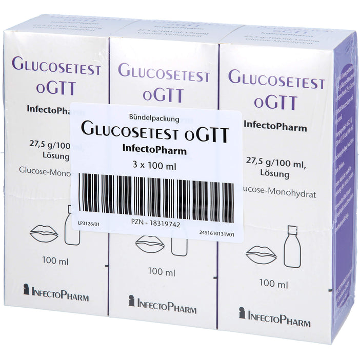 InfectoPharm Glucosetest oGTT Lösung, 100 ml Lösung