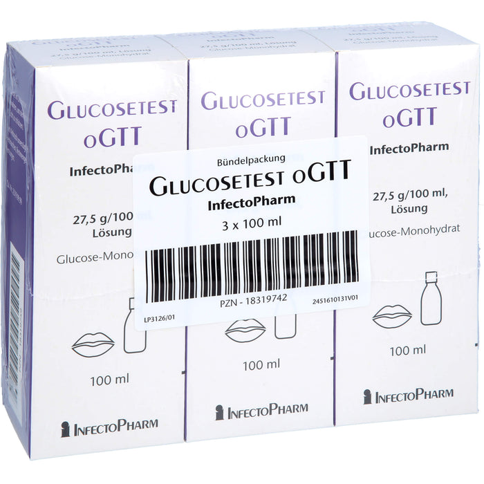 InfectoPharm Glucosetest oGTT Lösung, 100 ml Lösung