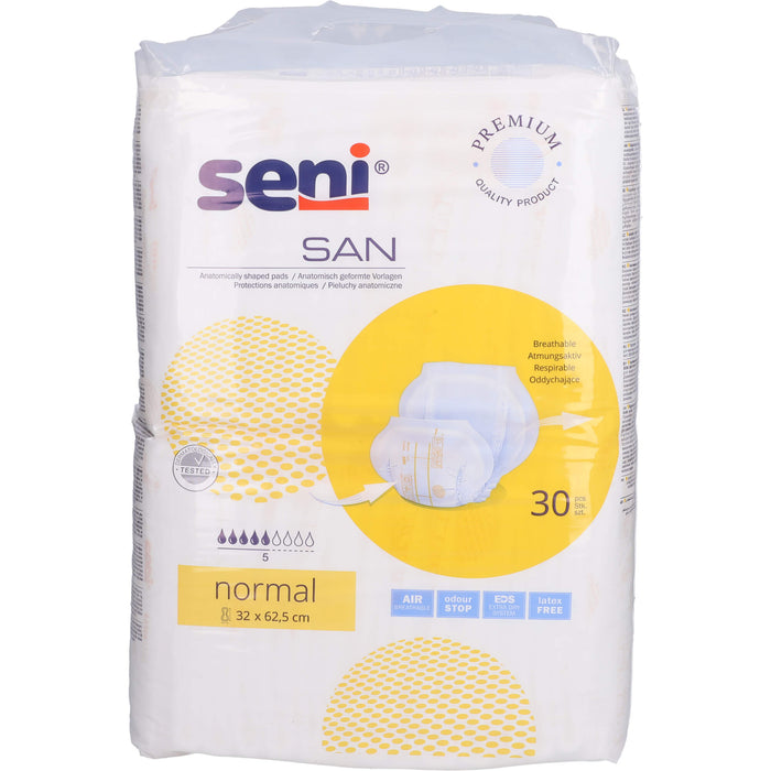 SAN SENI normal Inkontinenz-Vorlage, 30 St. Einlagen